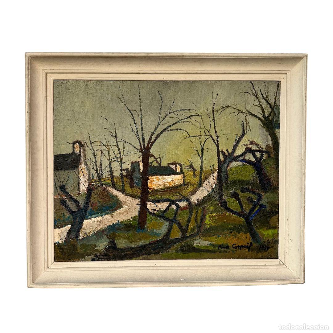 Arte: &ldquo;Paisaje invernal&rdquo;, Escuela Andr&eacute; Derain, fauvismo, 1959 &ndash; Francia