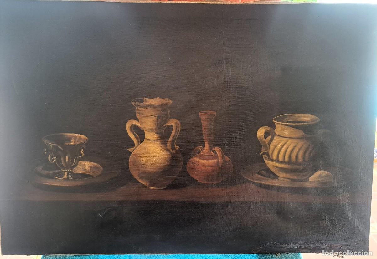 Arte: Cuadro al oleo antiguo