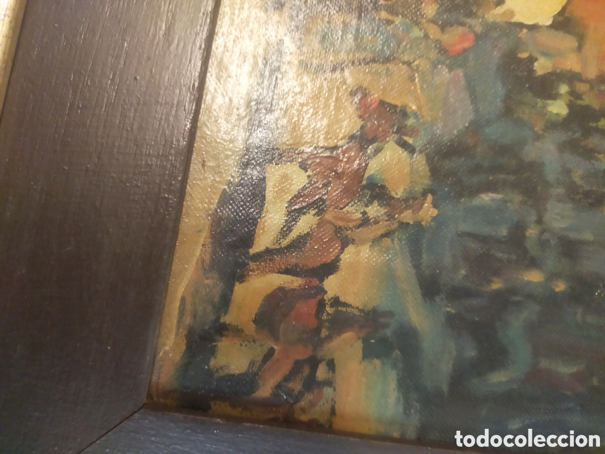 Arte: Cuadro &oacute;leo firmado P.Clapera + Marco - Foto 7