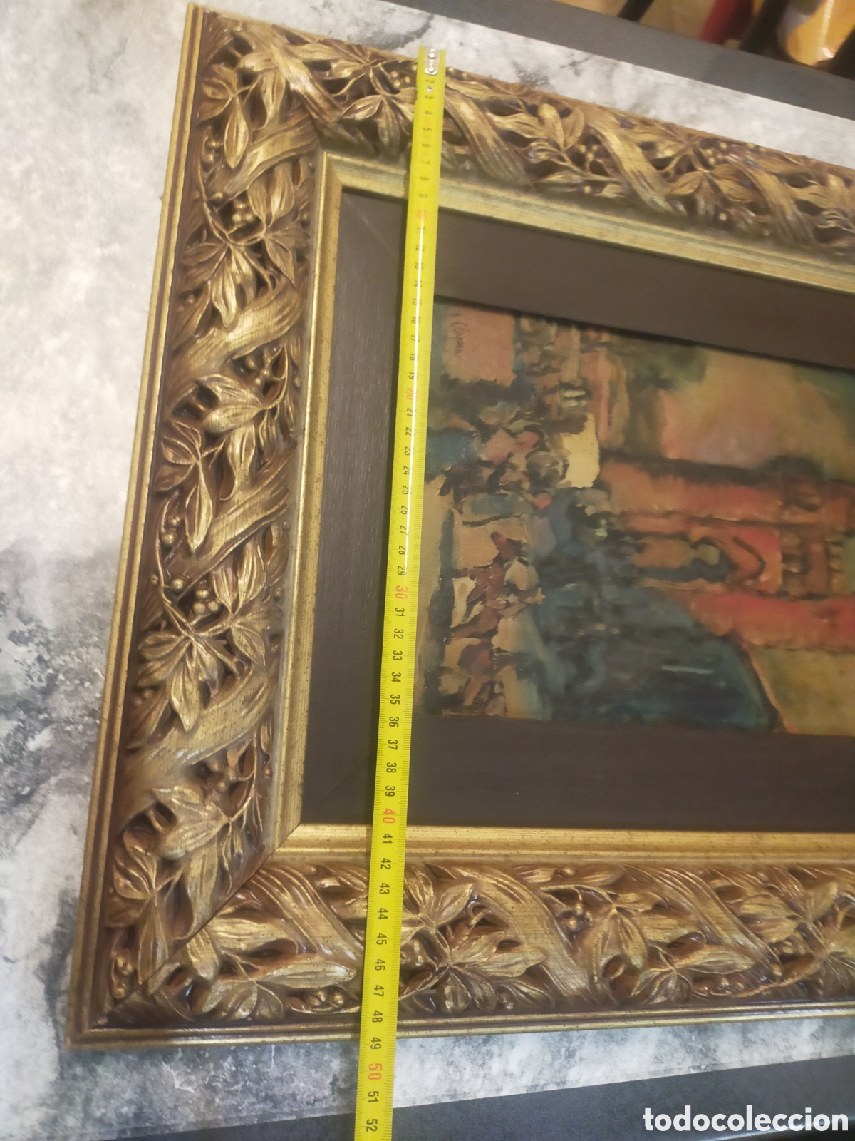 Arte: Cuadro &oacute;leo firmado P.Clapera + Marco - Foto 16