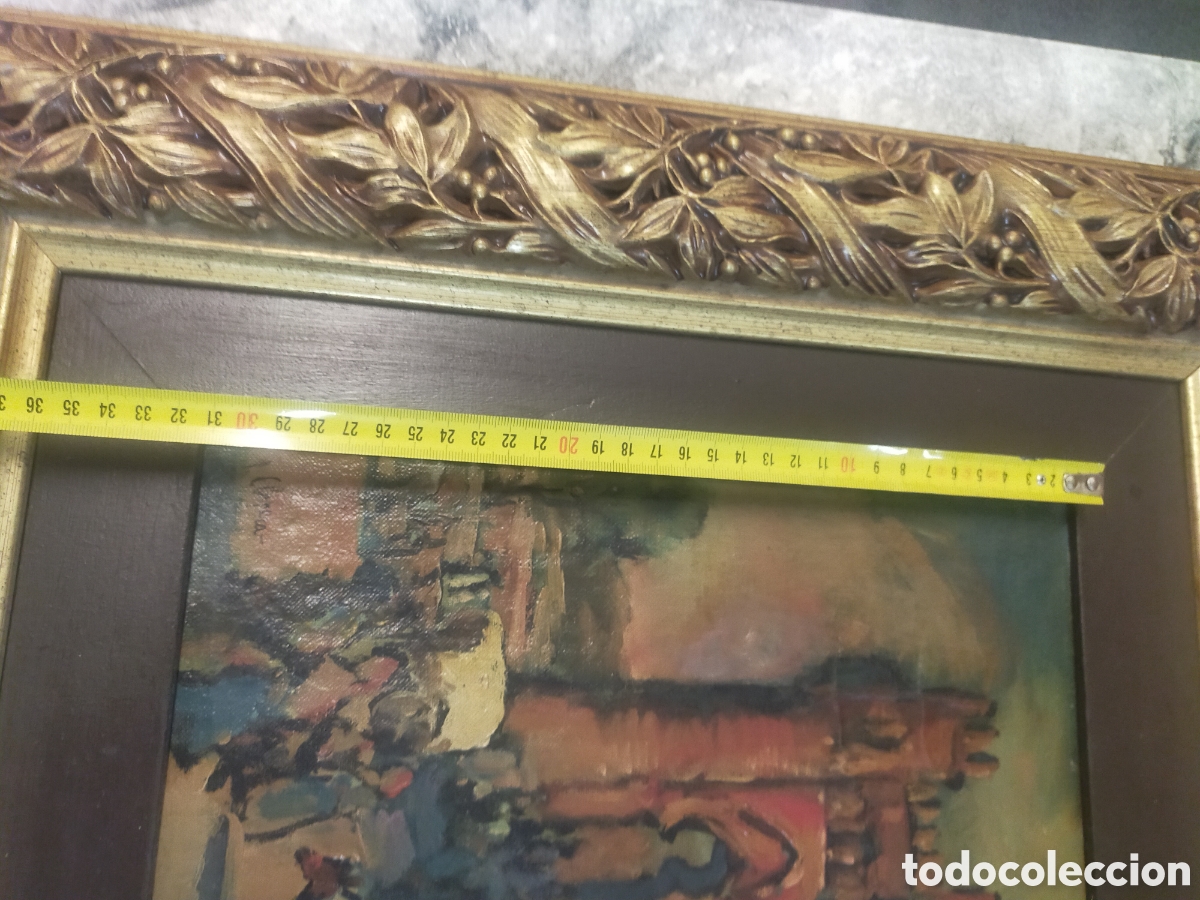 Arte: Cuadro &oacute;leo firmado P.Clapera + Marco - Foto 18