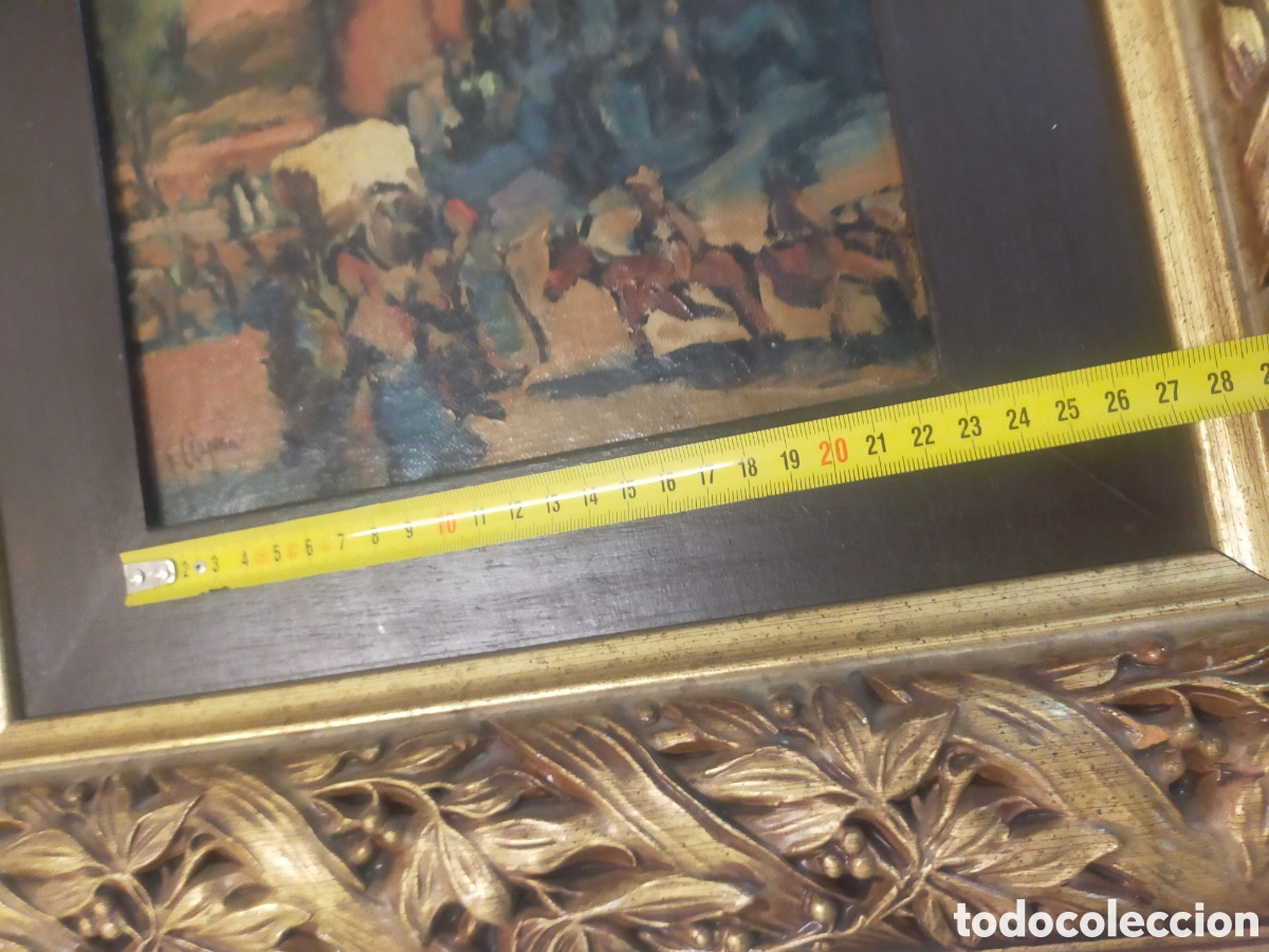 Arte: Cuadro &oacute;leo firmado P.Clapera + Marco - Foto 19