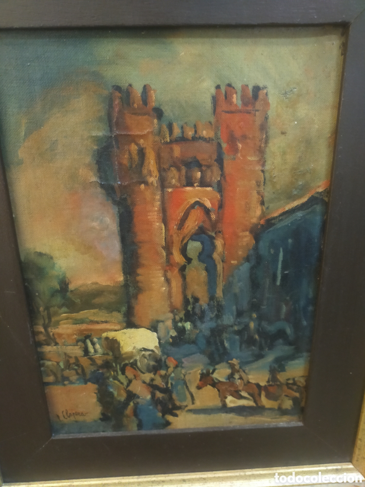 Arte: Cuadro &oacute;leo firmado P.Clapera + Marco - Foto 20