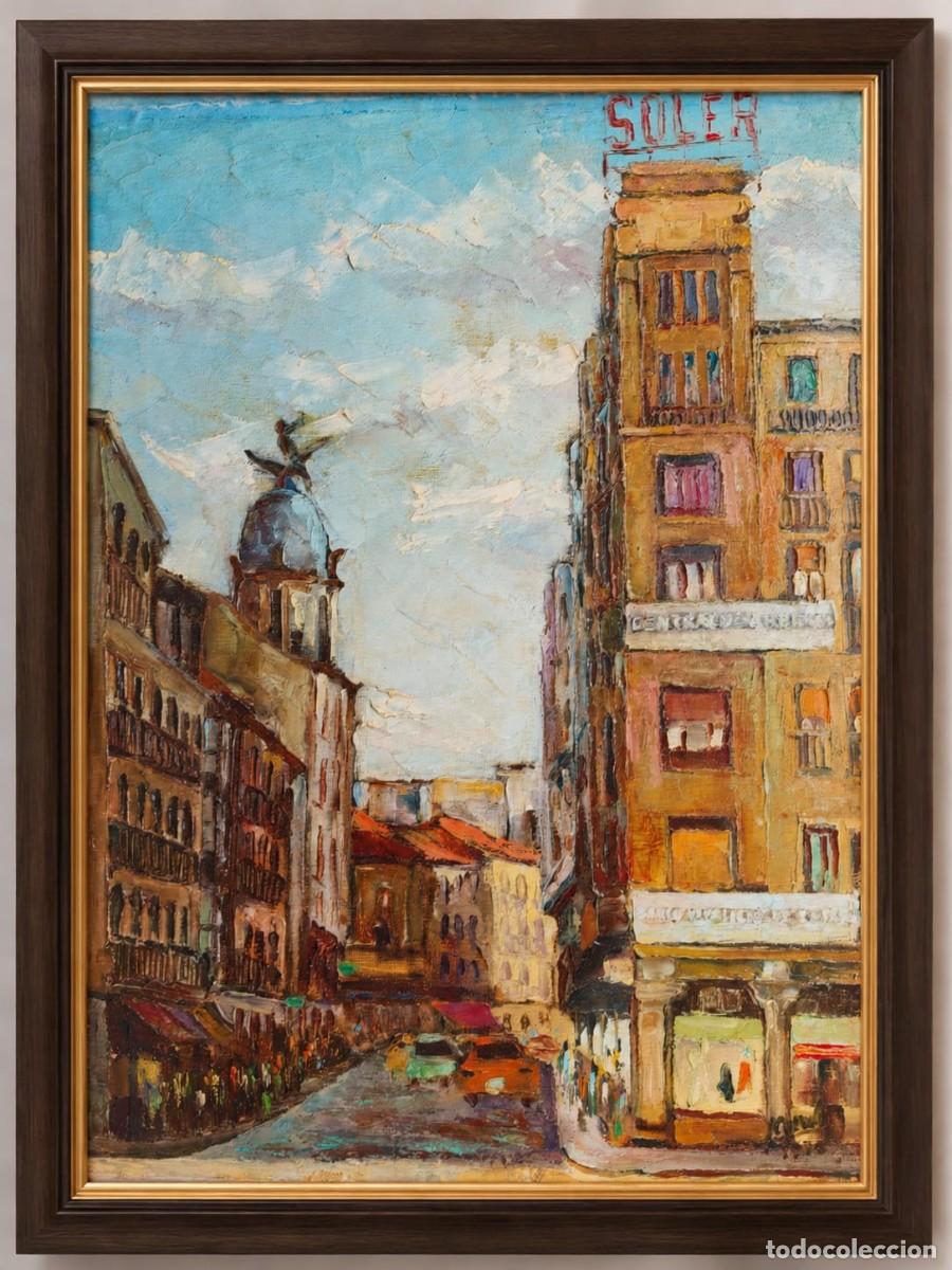Arte: &Oacute;LEO DEL PINTOR VALLISOLETANO GERARDO LORENZO FIRMADO, 1976