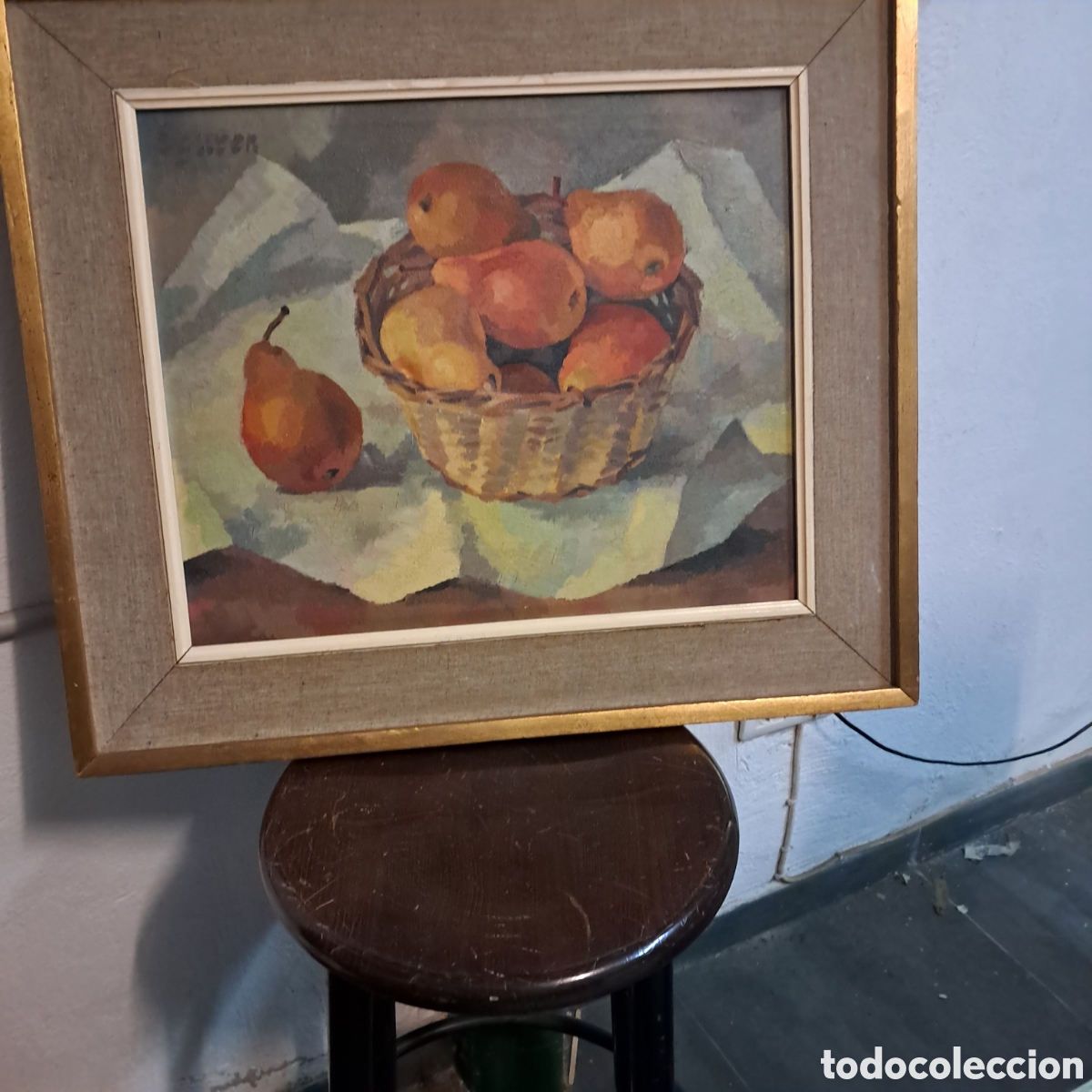 Arte: Oleo de Moises Eguren, enmarcado en 62x54