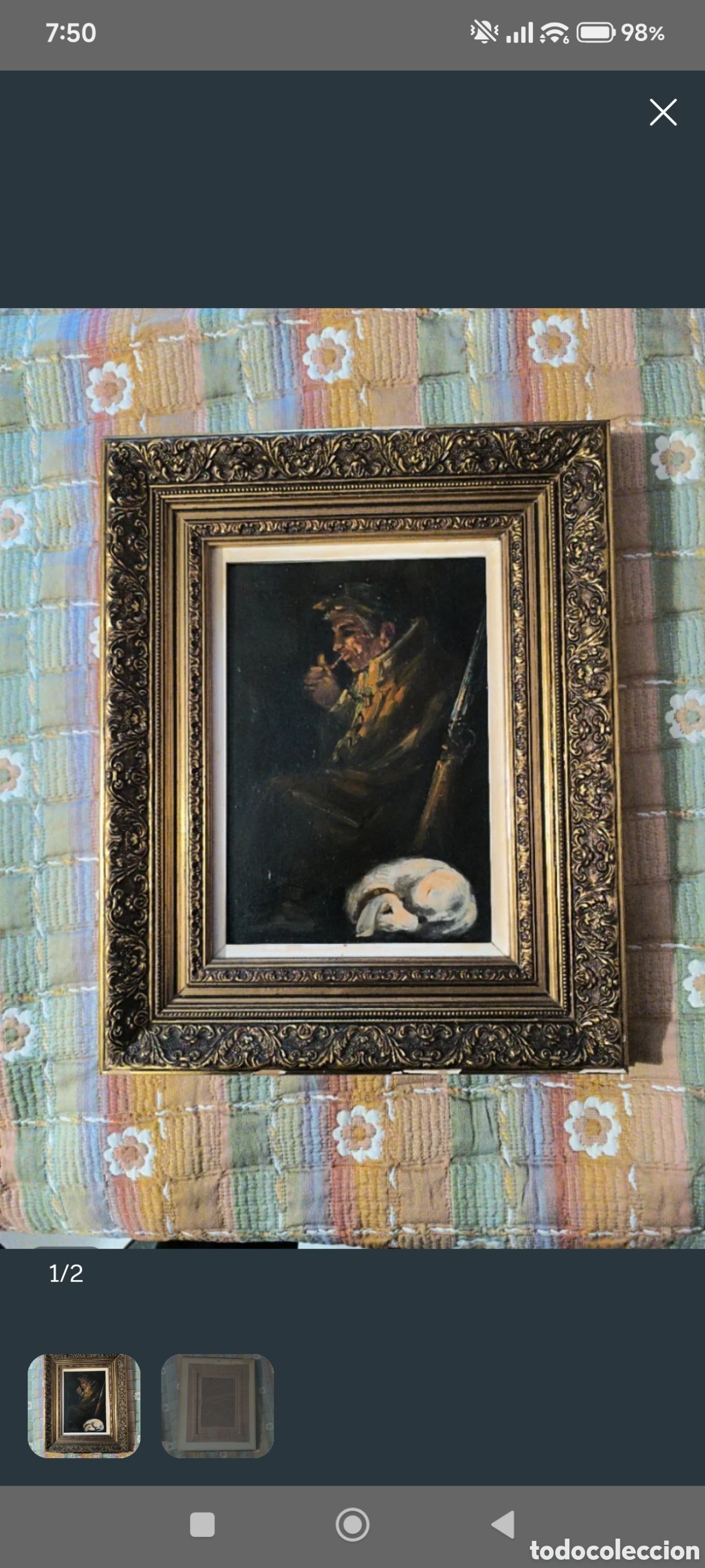 Arte: Pintura al oleo , con marco. No sabr&iacute;a especificar la fecha en concreto