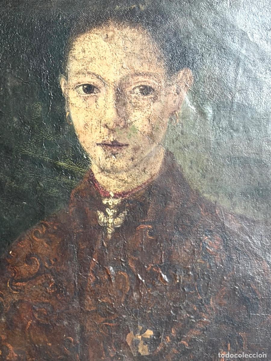 Arte: Retrato de una joven, siglo XIX.
