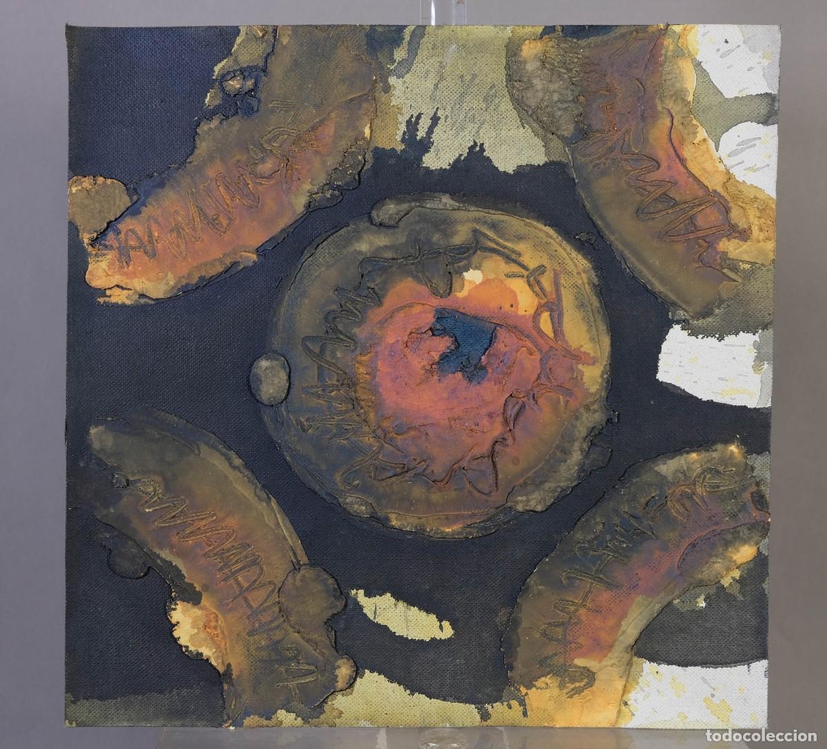 Arte: &Oacute;leo sobre lienzo Composici&oacute;n siglo XX - Foto 2