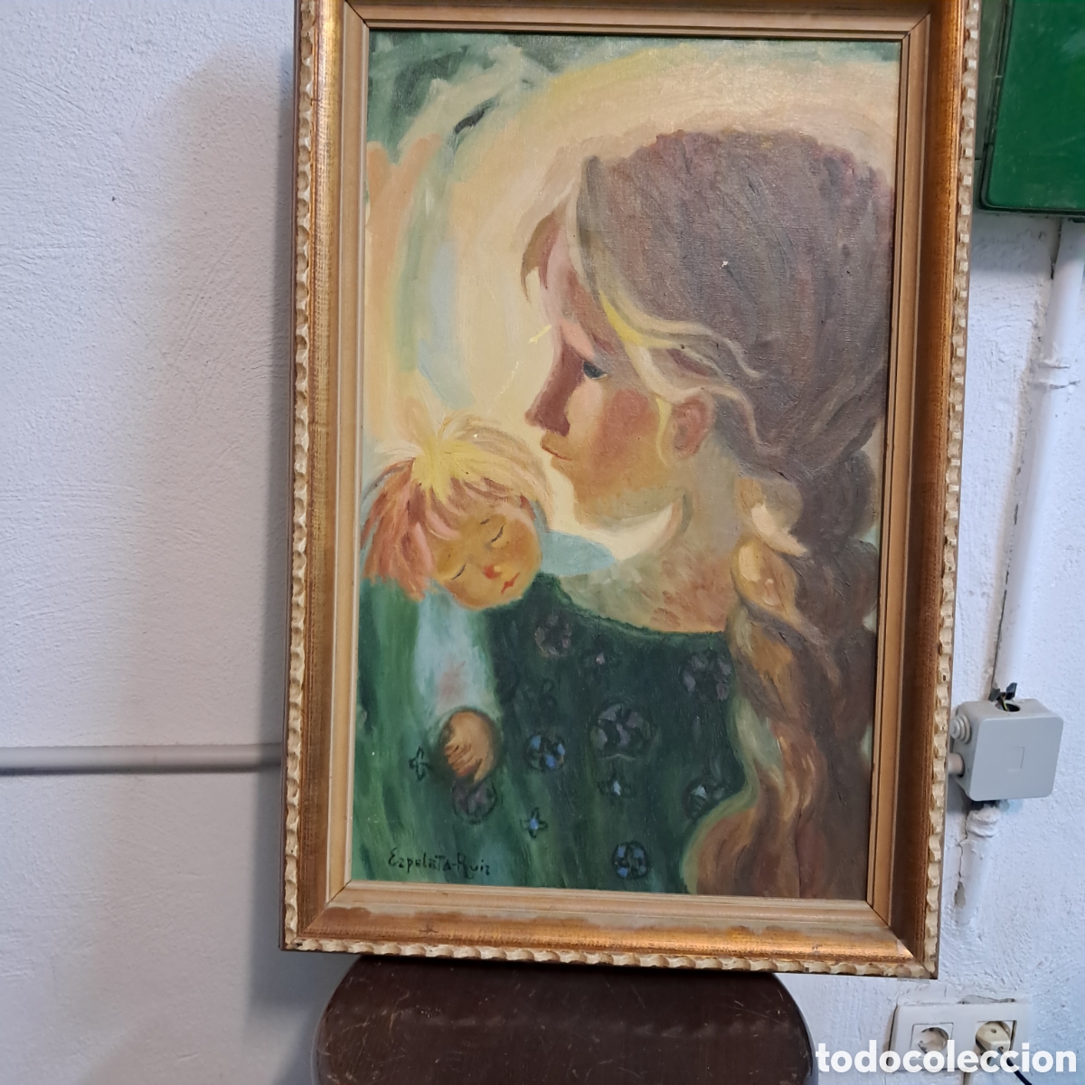 Arte: Oleo de Ezpeleta Ruiz, enmarcado en 50 x 70 cm