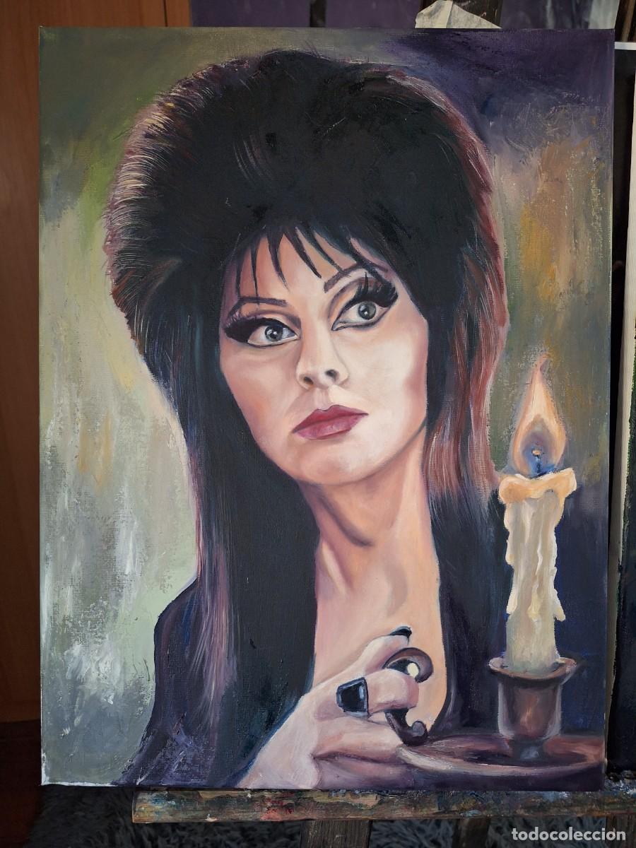 Arte: Oleo pintado a mano de Cassandra Peterson ELVIRA
