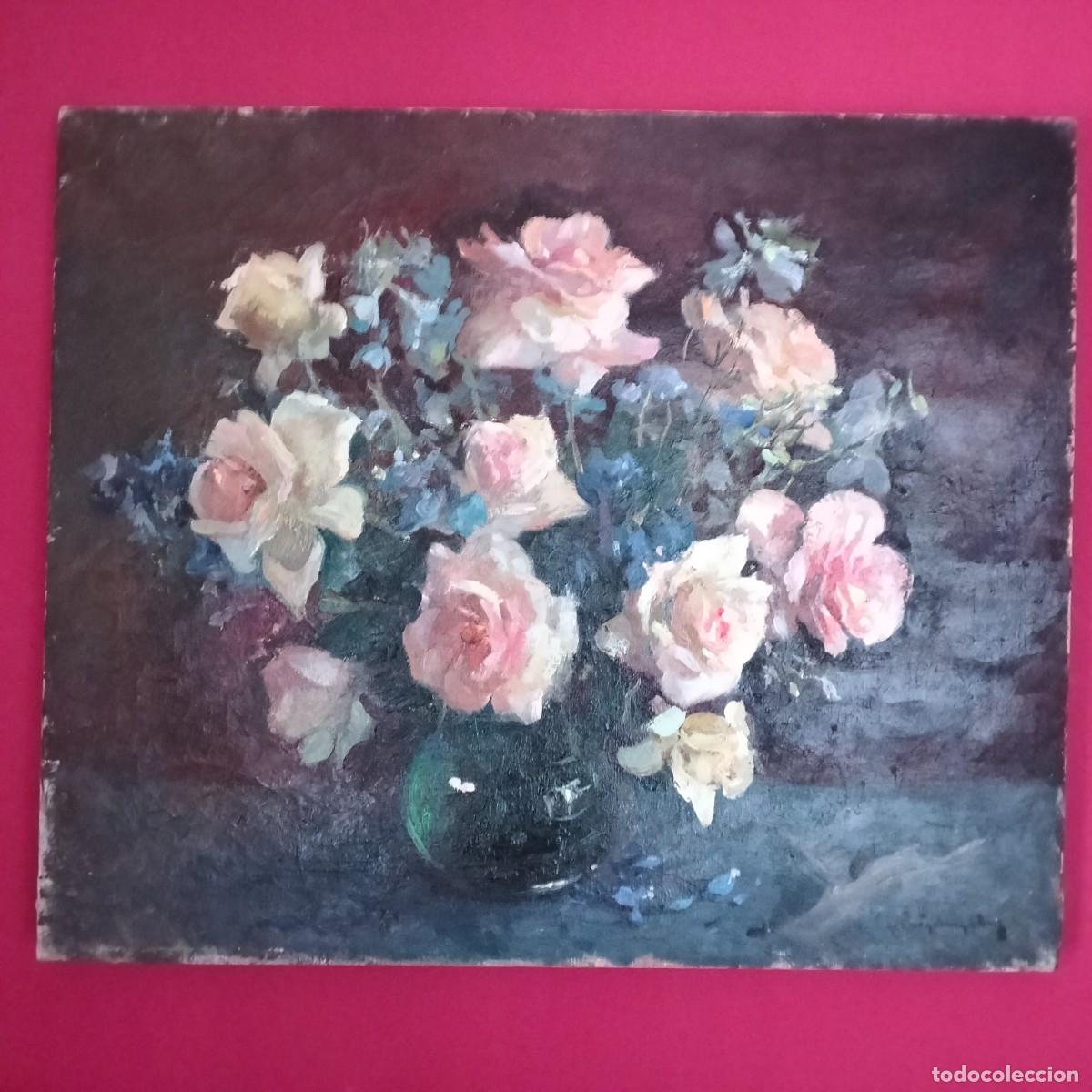 Arte: J. PUIGDENGOLAS BARELLA. OLEO/T. RAMO ROSAS 1940.