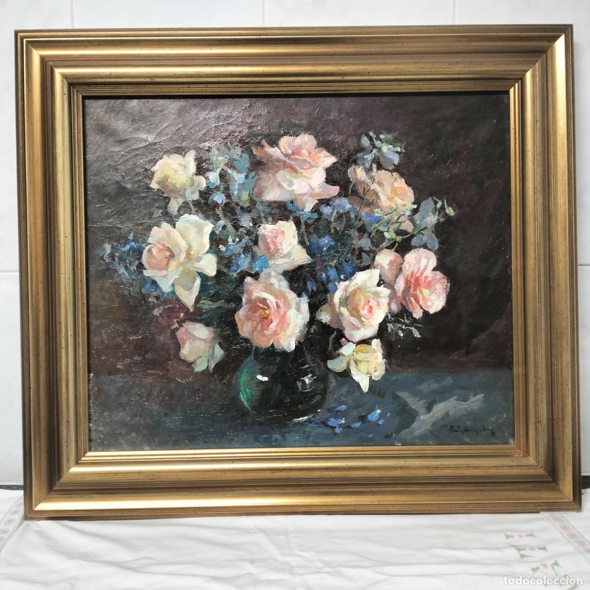 Arte: J. PUIGDENGOLAS BARELLA. OLEO/T. RAMO ROSAS 1940.
