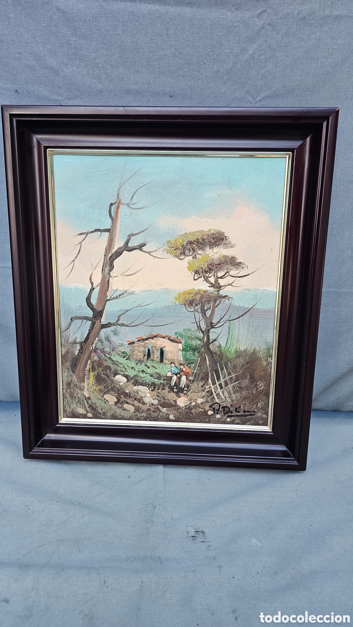 Arte: Antiguo &oacute;leo sobre tabla