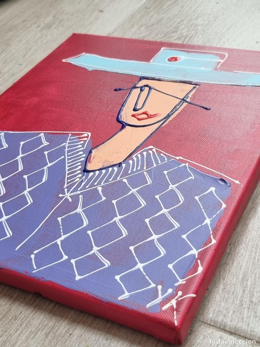 Arte: Cuadro pop art sombrero 24x30 - Foto 2