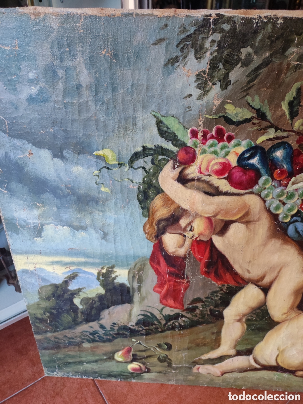 Arte: Cuadro Ni&ntilde;os con frutas - Foto 2