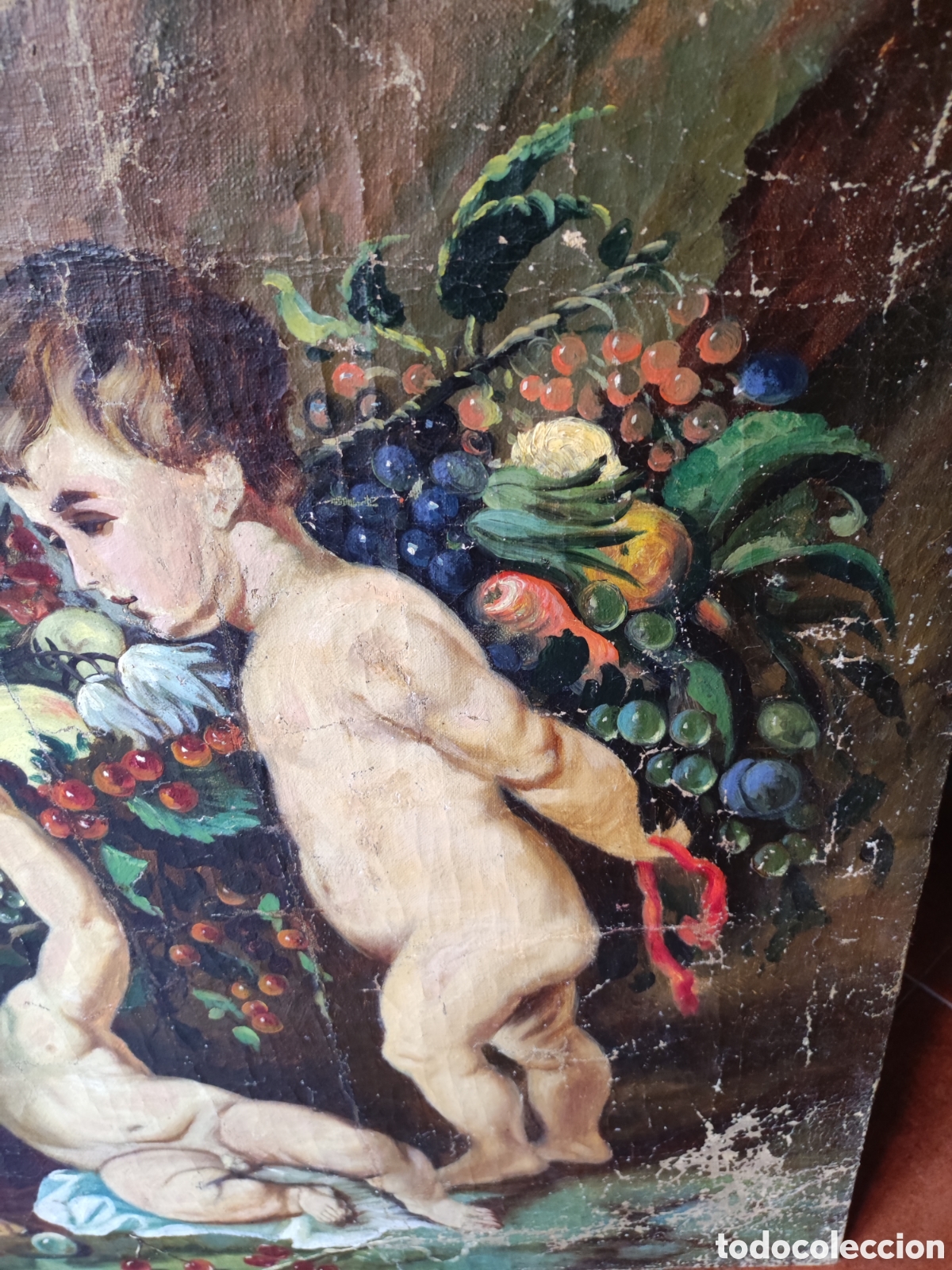 Arte: Cuadro Ni&ntilde;os con frutas - Foto 5