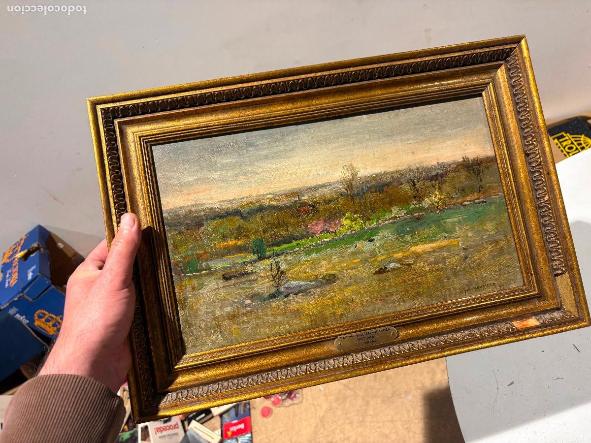 Arte: George William WHITAKER (1841-1916) Oil painting canvas