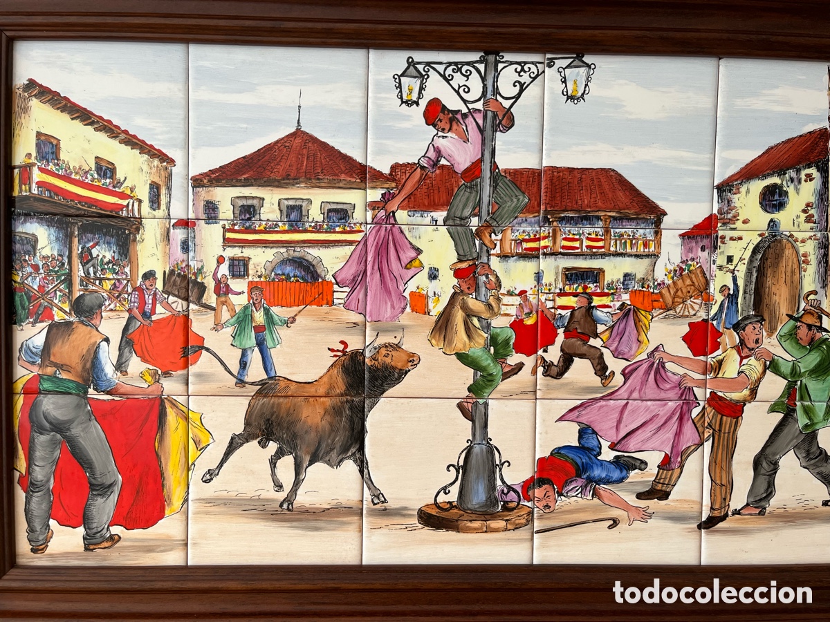 Arte: cuadro Manises pintado a mano original - Foto 3