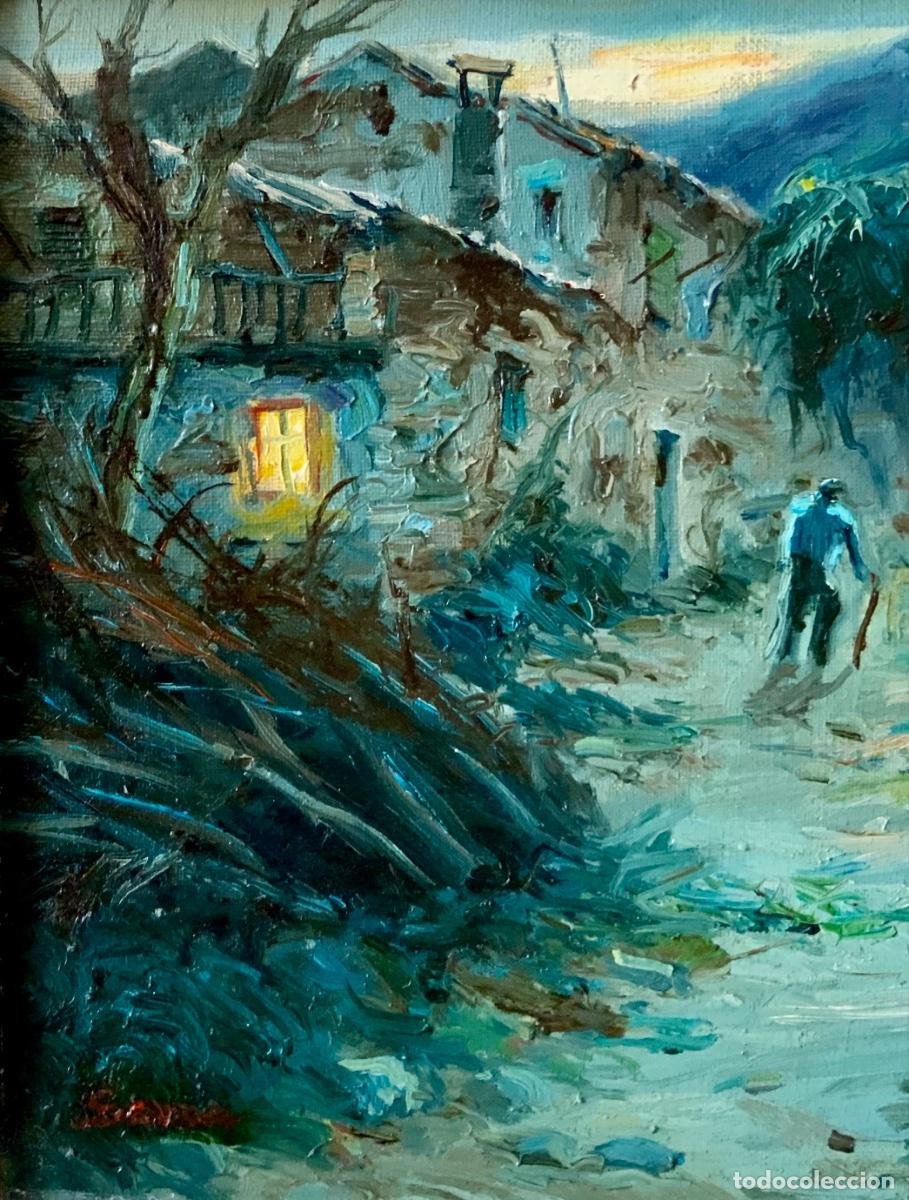 Arte: JOSEP SERRA MANENT - NOCHE EN OLOT - Foto 3