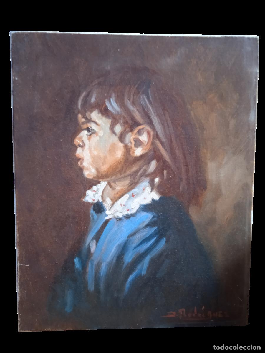 Arte: Jos&eacute; Rodr&iacute;guez L&oacute;pez (Sevilla, 1941): Retrato de ni&ntilde;o de perfil