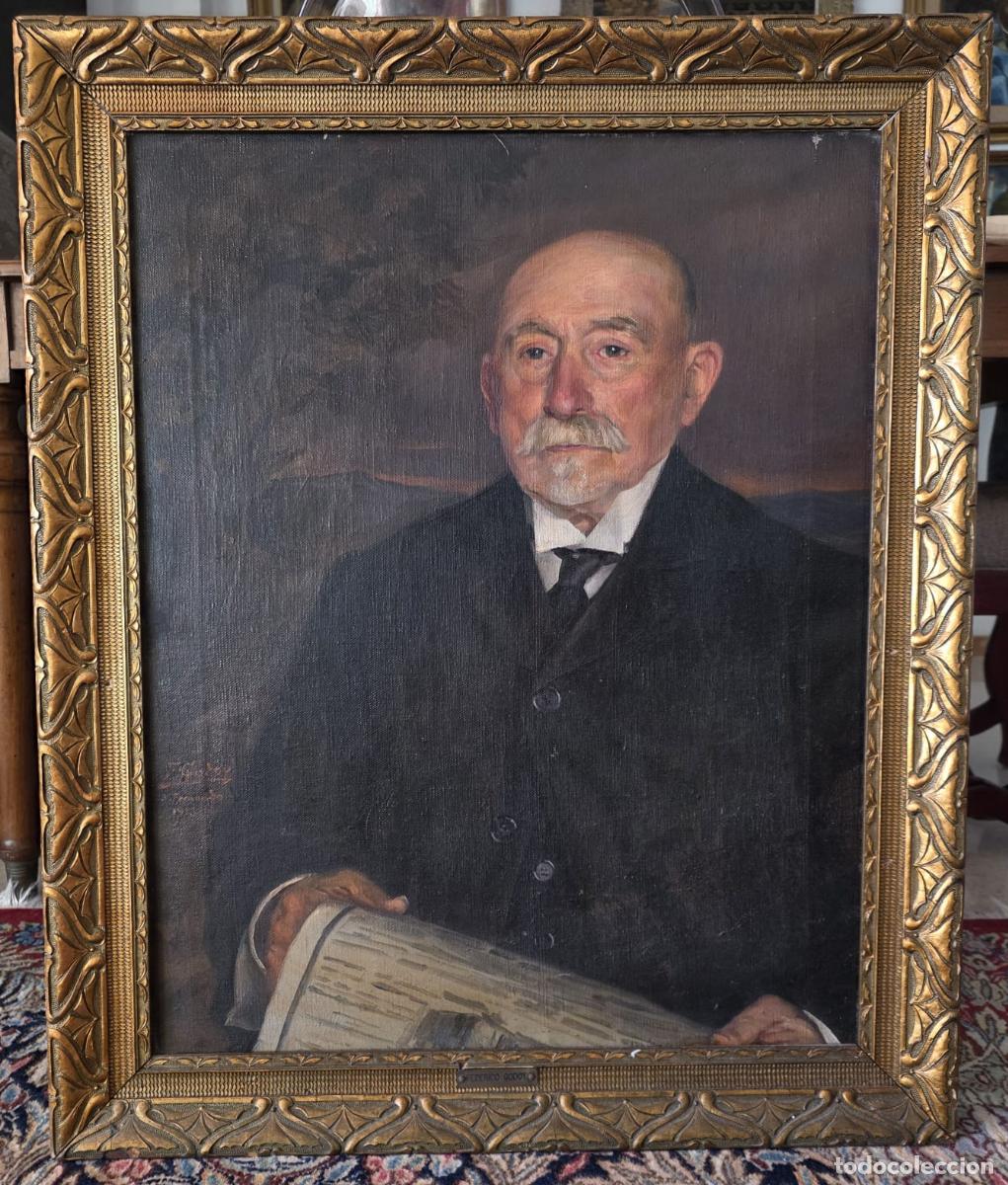 Arte: Retrato de Gonz&aacute;lez Vald&eacute;s pintado por Federico Godoy Castro