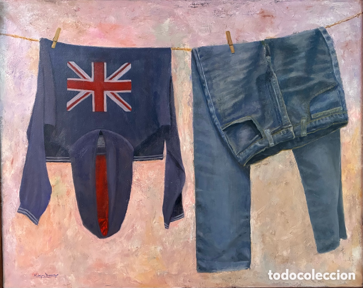 Arte: Ropa - &Oacute;leo sobre lienzo