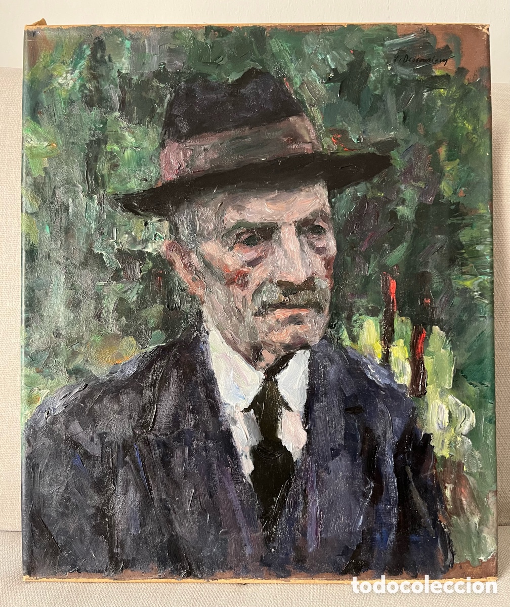 Arte: Georges Dessouslavy (1898-1952) &Oacute;leo sobre lienzo