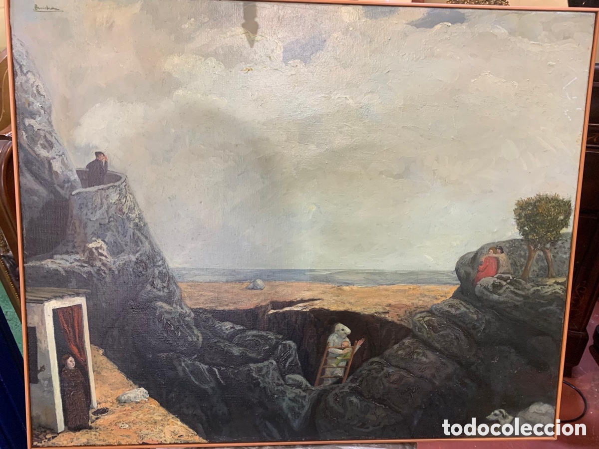 Arte: &Oacute;leo sobre lienzo de Berriobe&ntilde;a &laquo;Dall&agrave; del mar&raquo; 65 &times; 81 cm