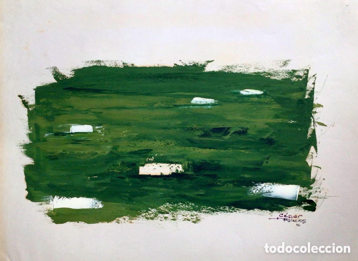 Arte: Obra original Cesar Palacios 1972