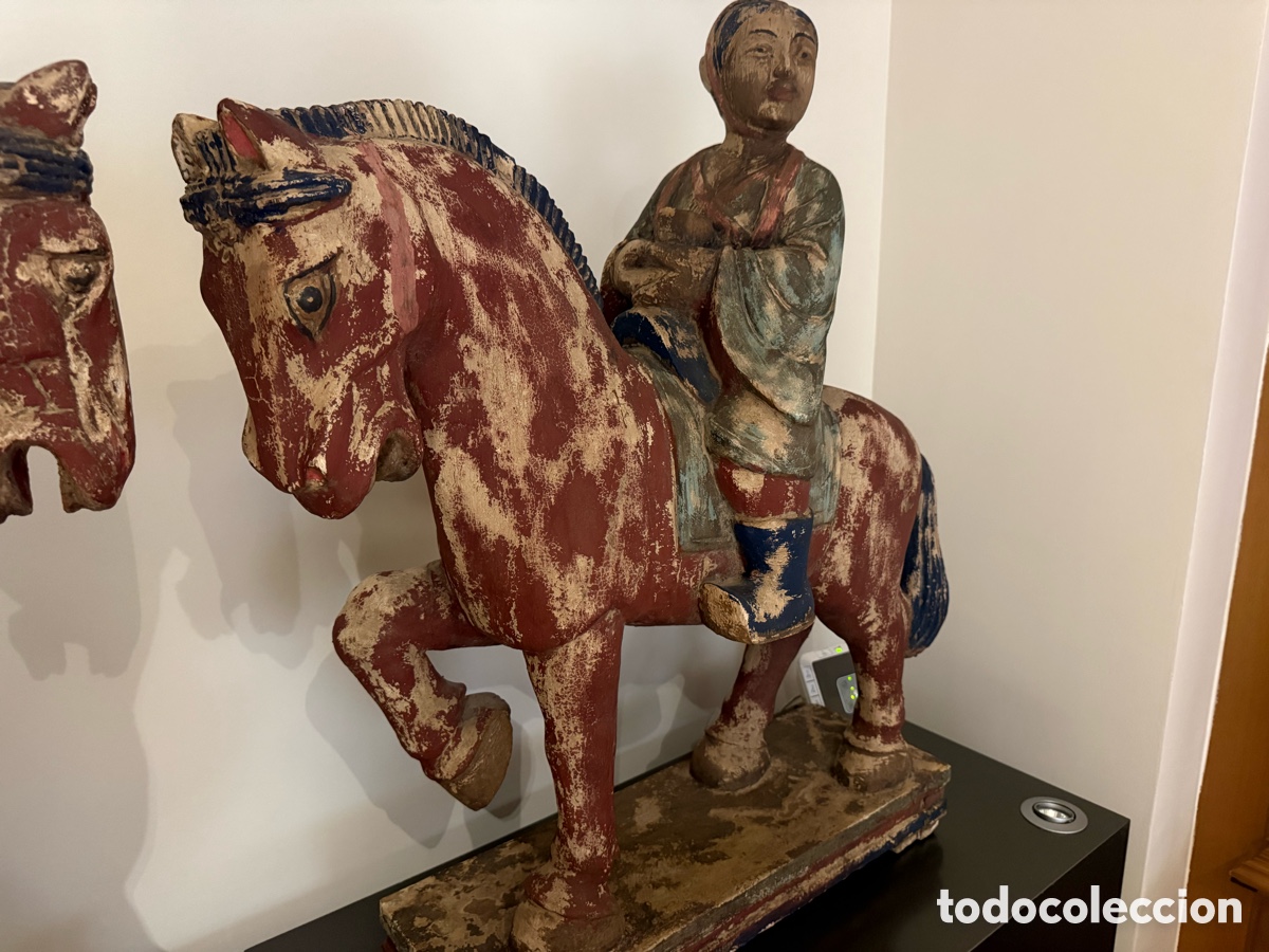 Arte: Guerreros a caballo terracota