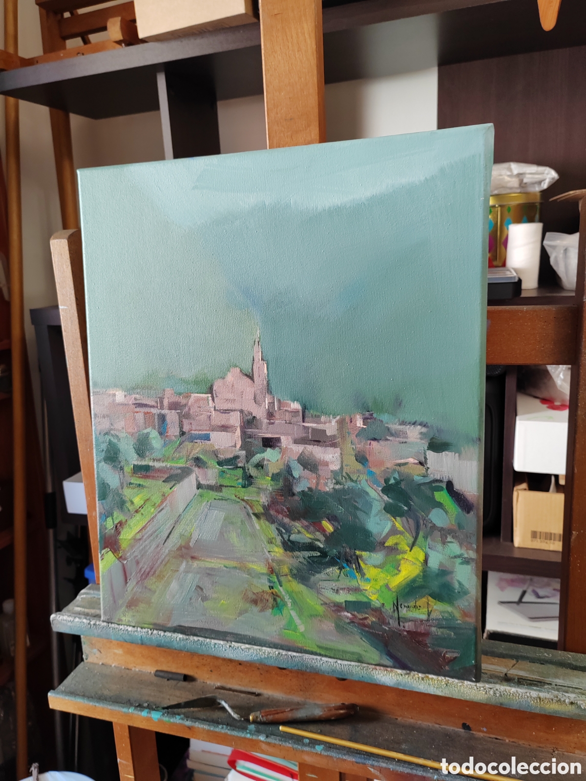 Arte: &Oacute;leo sobre lienzo............... - Foto 3