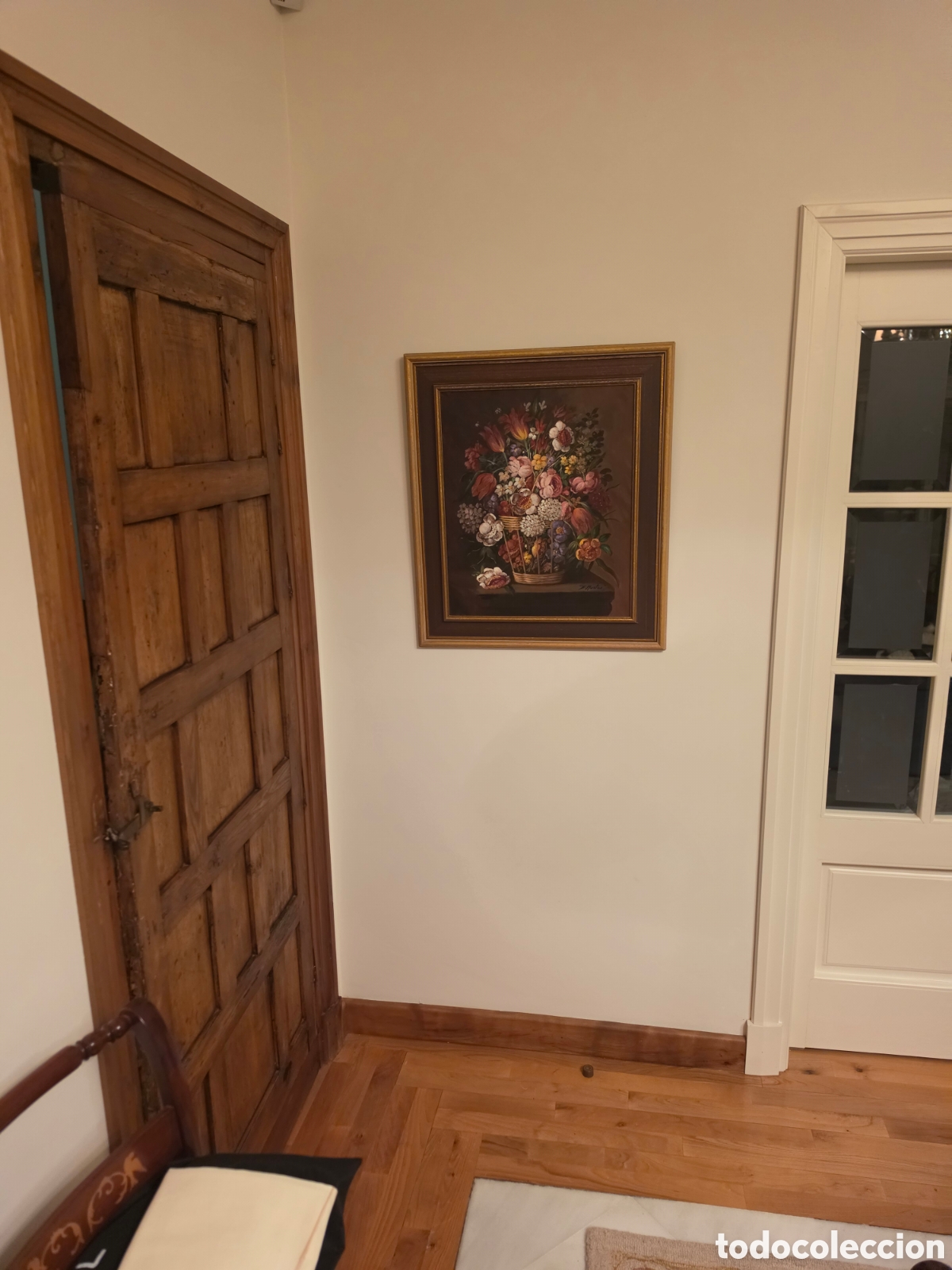 Arte: Flores en canastos de mimbre de Enrique Montes