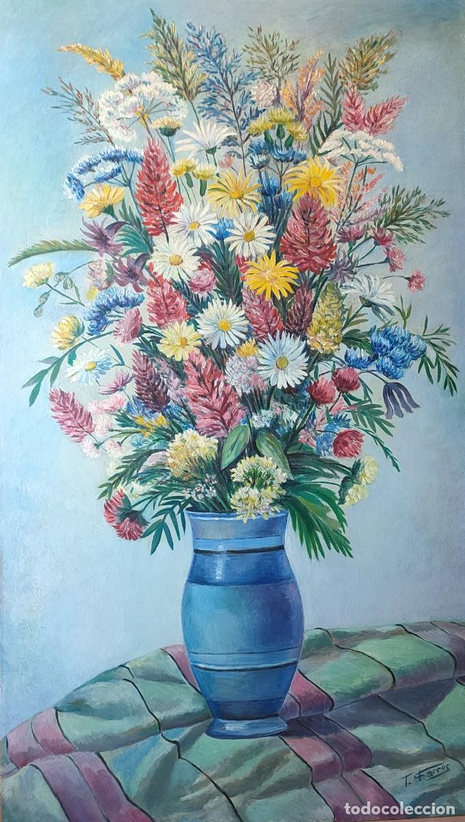 Arte: Teresa Farr&eacute;s &oacute;leo sobre tabla gran tama&ntilde;o
