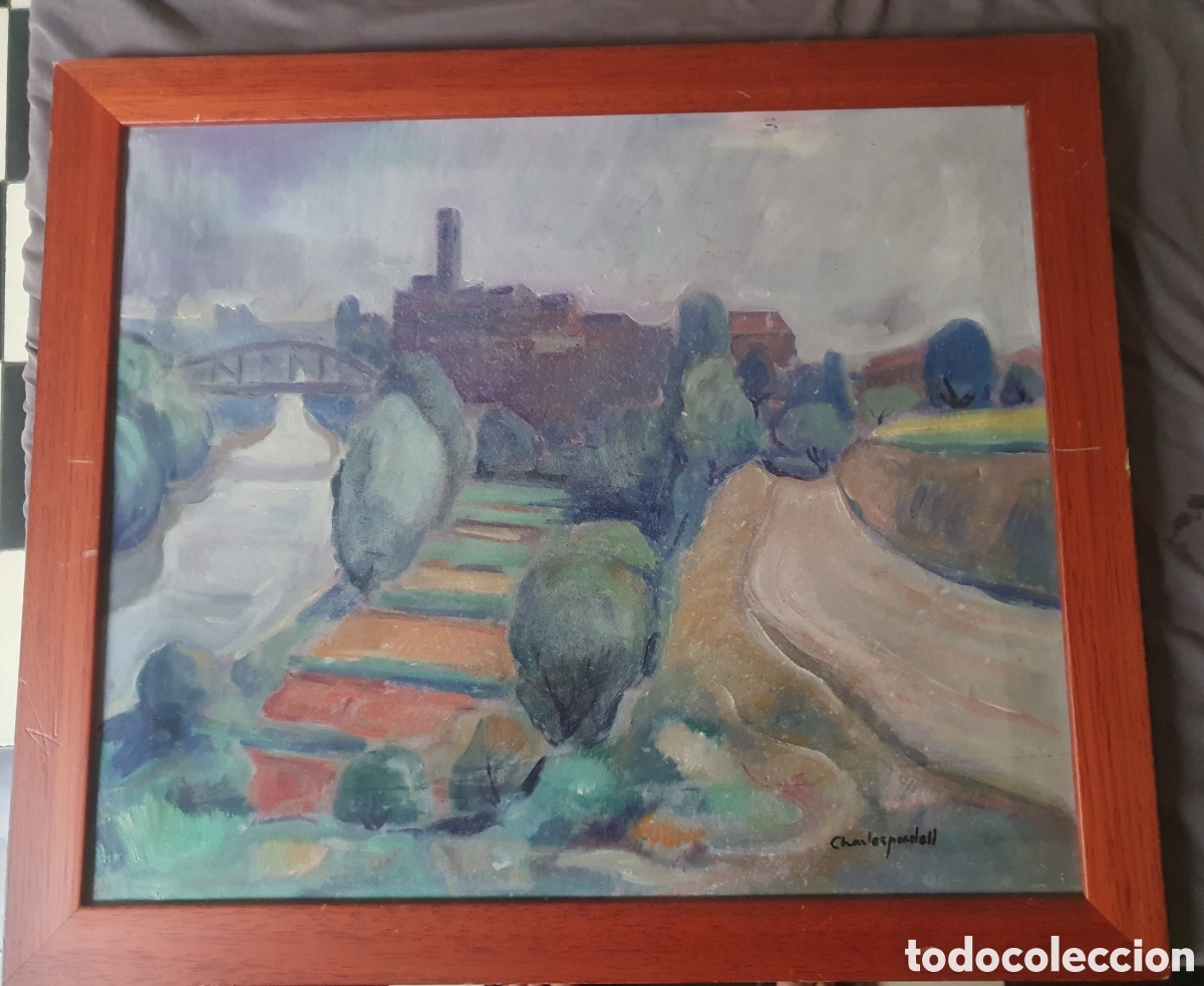 Arte: Pintura al &oacute;leo pintor catal&aacute;n Francesc Charles Pardell