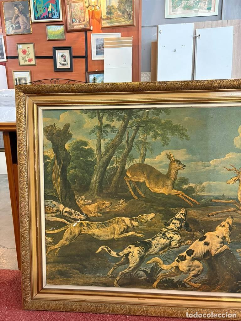 Arte: GRAN CUADRO CACER&Iacute;A DE CORZOS - Foto 4
