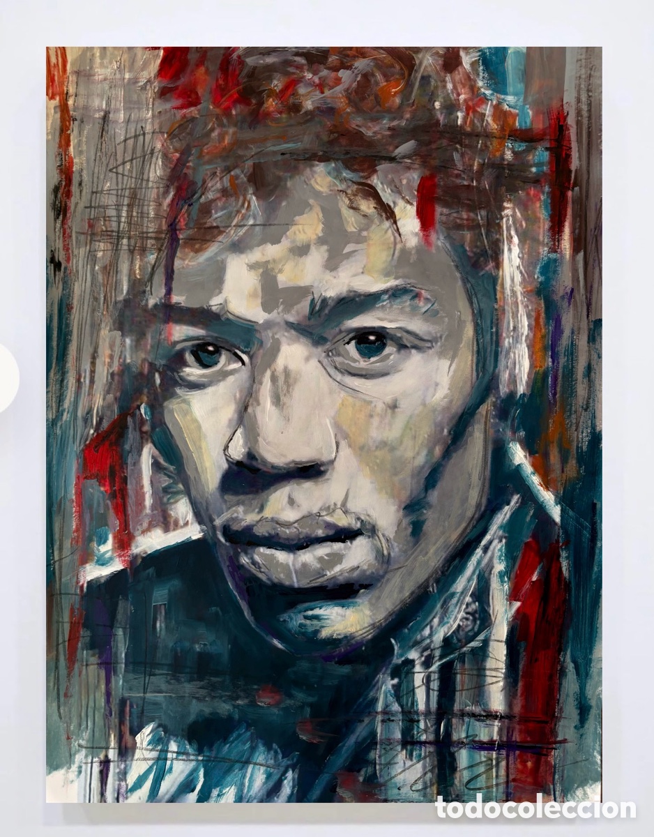 Art: Cuadro realizado a mano de Jimi Hendrix