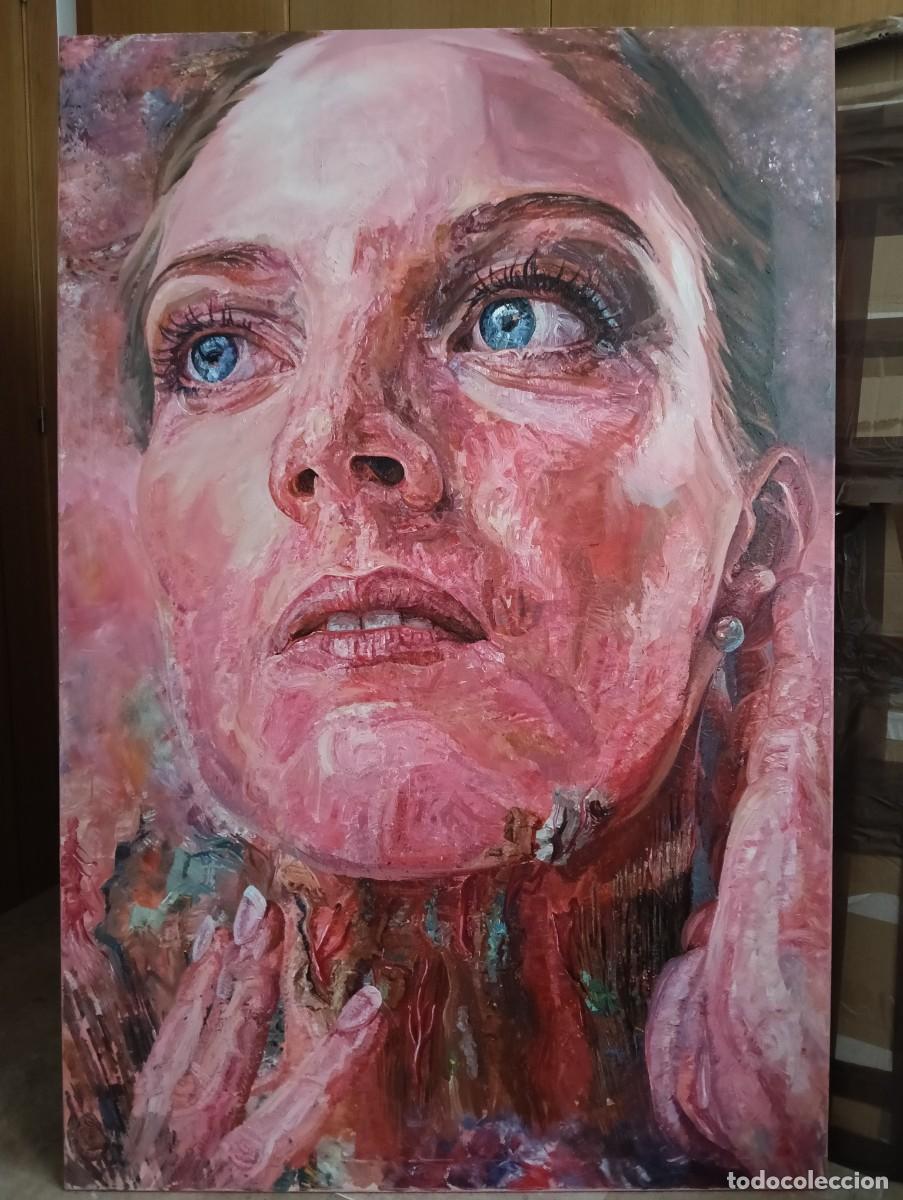 Arte: Origen mim&eacute;tico. colecci&oacute;n Hijos de una misma tierra. 146X97cm Jessica Gonpra