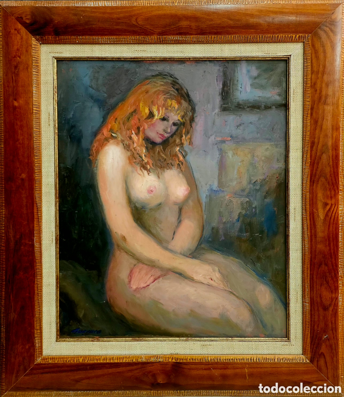 Arte: Jos&eacute; Guevara (M&aacute;laga 1930-2017) magnifica pintura original firmada.