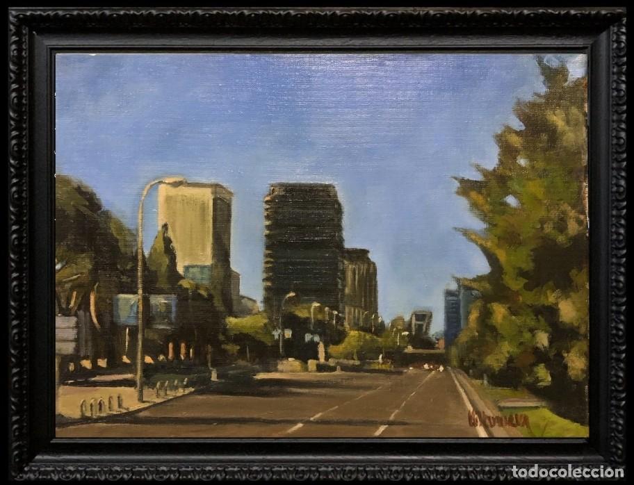 Arte: Escuela espa&ntilde;ola (XX) - Una ma&ntilde;ana de verano en Madrid