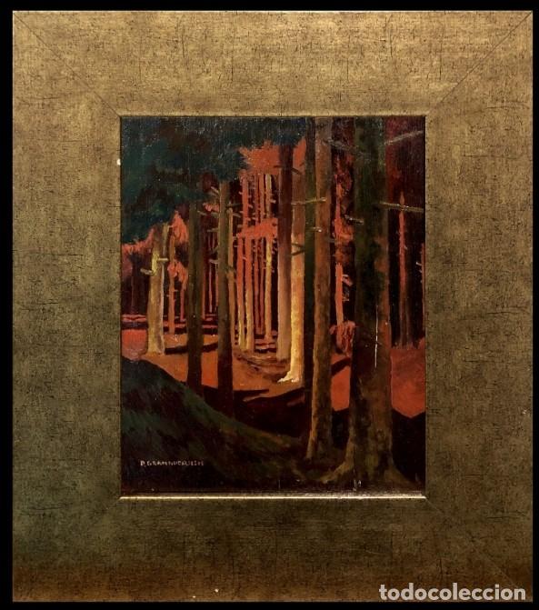 Arte: Escuela simbolista (c. 1920) - Sortilegio en el bosque