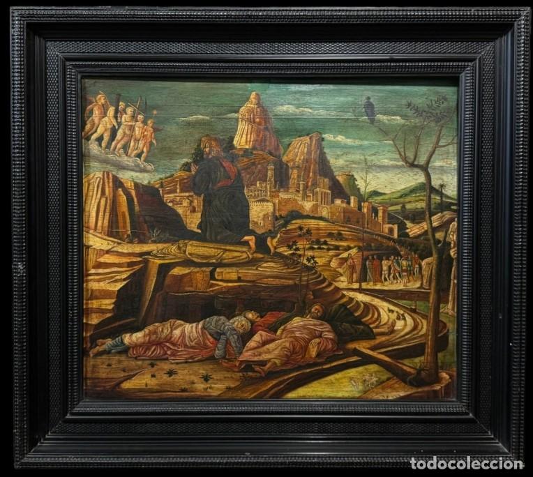Arte: Escuela del Grand Tour (siglo XIX) - La oraci&oacute;n en Getseman&iacute; (seg&uacute;n Andrea Mantegna)
