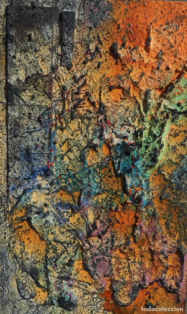 Arte: PINTURA -ESCULTURA ABSTRACTA DE JOSE SANZ SALA . ( PAGO POR BIZUM ) )