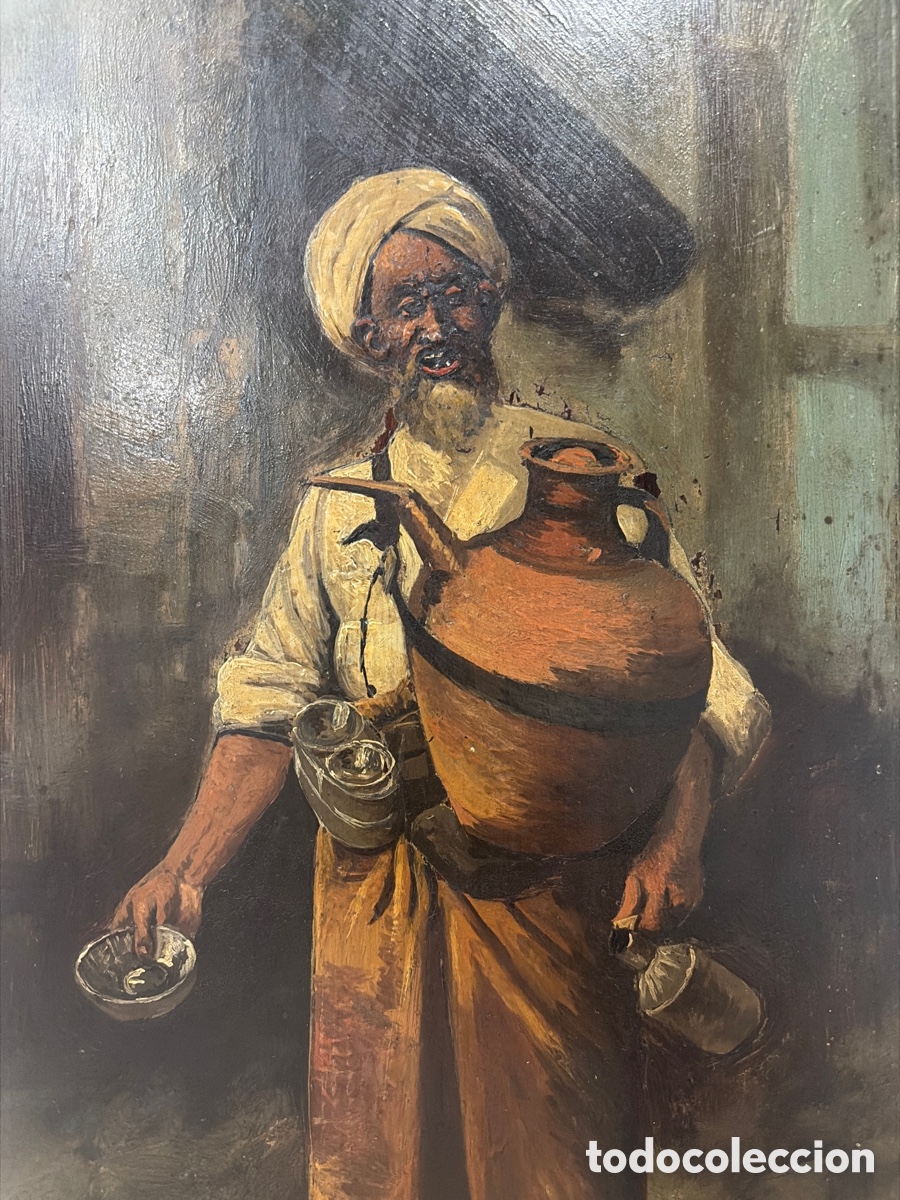 Arte: An&oacute;nimo tabla orientalista - Foto 5