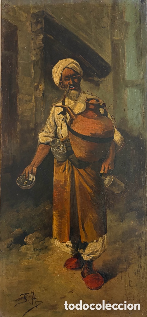 Arte: An&oacute;nimo tabla orientalista
