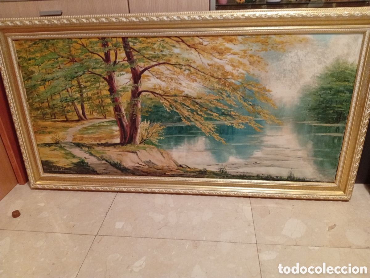 Arte: Cuadro al &oacute;leo 147x77 Sabat&eacute;