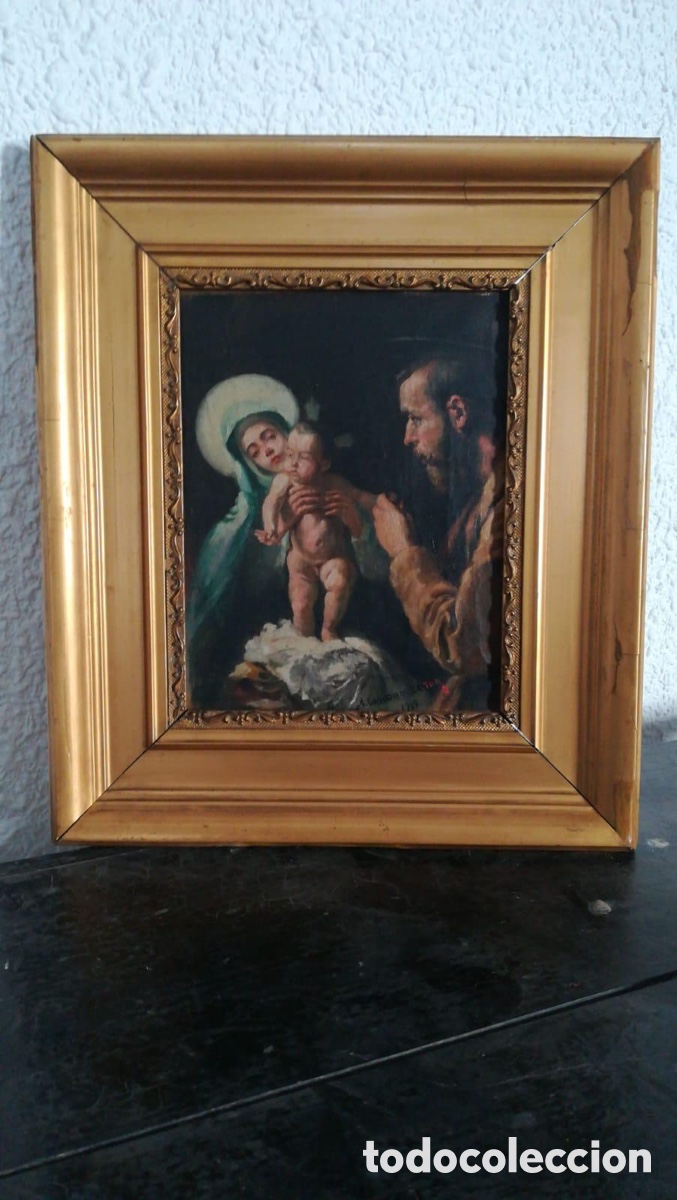 Arte: Cuadro y marco del pintor Gascon de Gotor