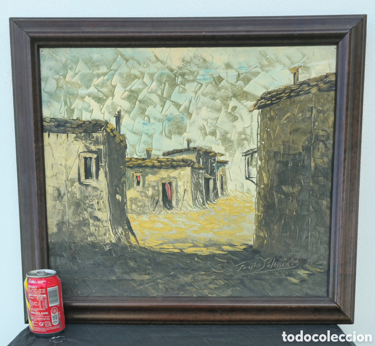 Arte: Fausto Palencia. Oleo sobre lienzo - Foto 4