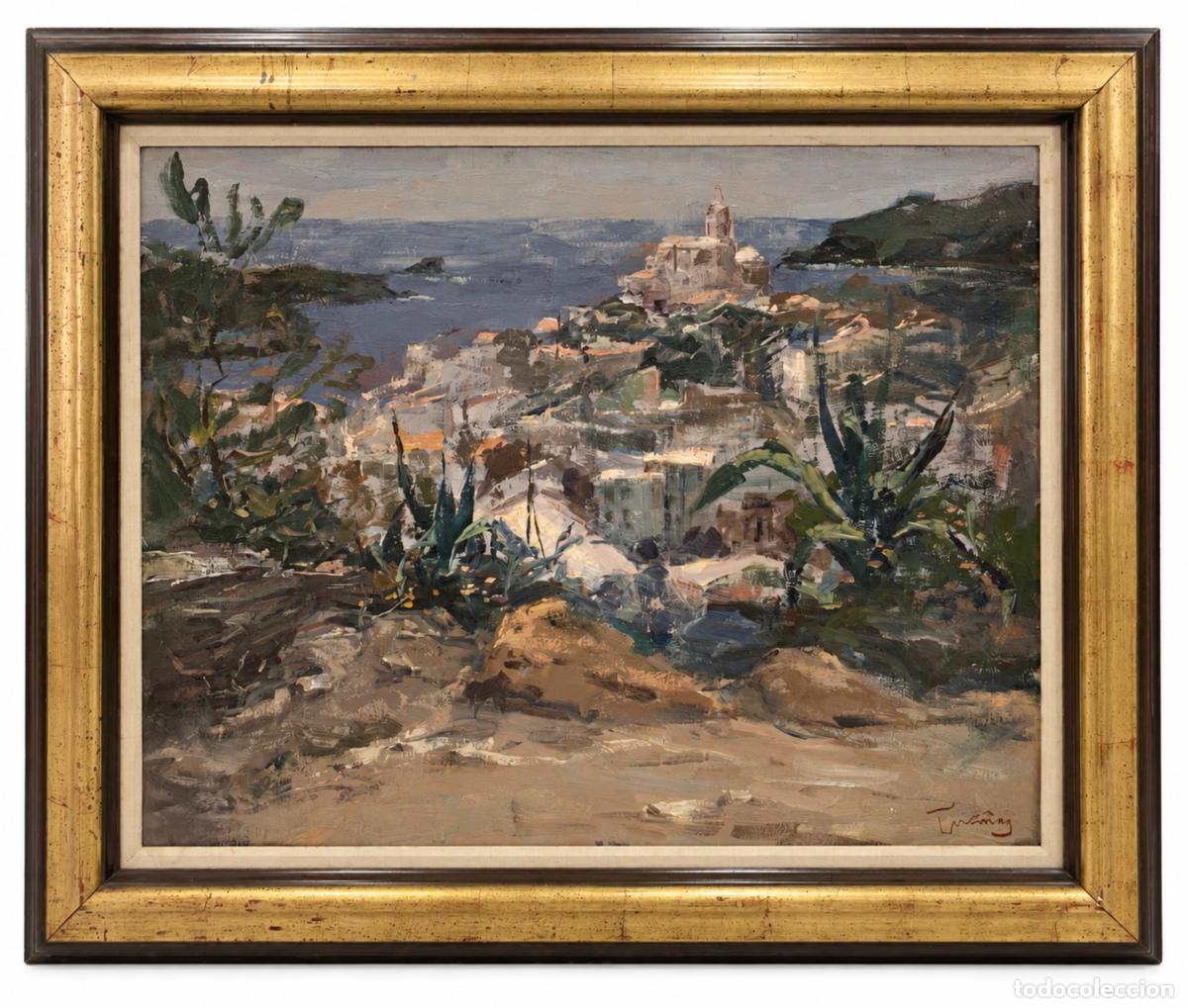 Arte: JOSEP CRUA&Ntilde;AS (MAI&Agrave; DE MONTCAL, 1942), CADAQU&Eacute;S - OLEO TELA - 73 X 92 CM