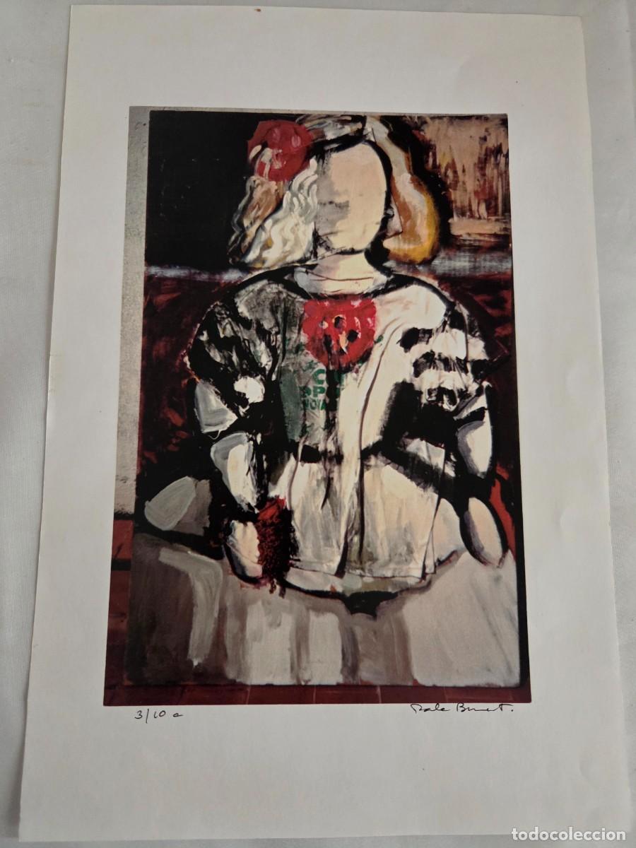 Arte: Obra gr&aacute;fica expresionista original original inspirada en Las Meninas