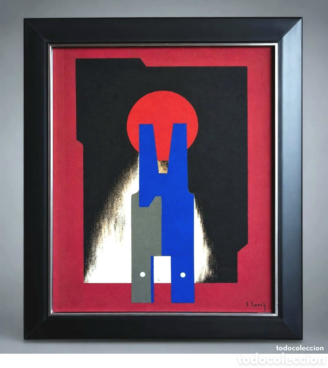 Arte: &rdquo;GRUPO PARPALL&Oacute;&rdquo; SALVADOR SORIA (Valencia,1915-Benissa 2010) &rdquo;Emotividad de la raz&oacute;n&rdquo; gouache